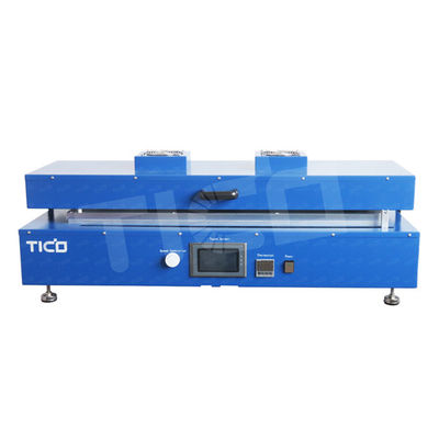 Buy 800mm Adjustable Vacuum Film Coating Machine with Top Cover Heater online manufacture
