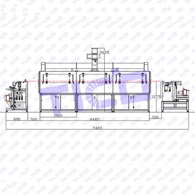Buy Roll Electrode Film Battery Coating Machine Slot Die Three Drying Chamber online manufacture