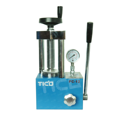 Buy 12 Ton Lab Dry Powder Hydraulic Pressing Machine for Coin Cell Tablet Making online manufacture
