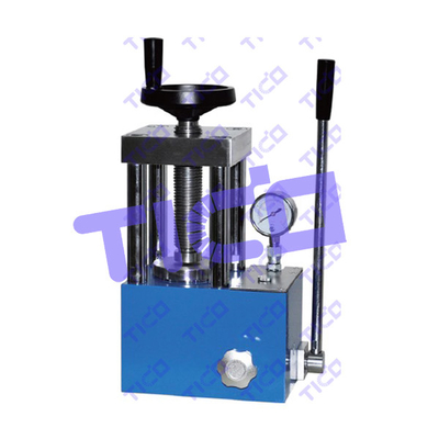 Buy 15T 	Coin Cell Lab Equipment Single Punch Hydraulic Tablet Press Machine online manufacture