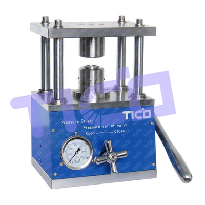 Buy CR20xx Coin Cell Assembly Equipment Manual Coin Cell Hydraulic Crimping Machine online manufacture