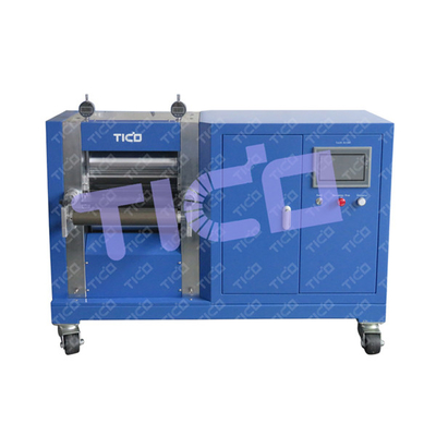 Buy Roll to Roll Hydraulic Rolling Calendering Machine with 300mm Width Roller for Pouch Cell Pilot Line online manufacture