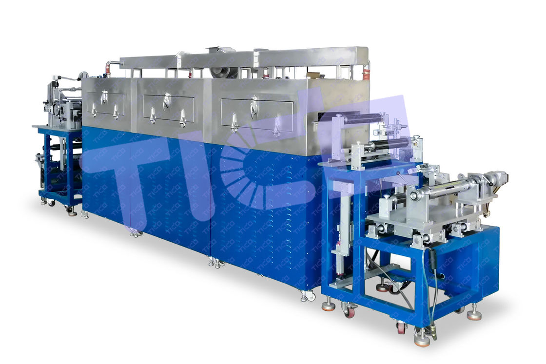 400mm Roll To Roll Coating Machine With Three Section Drying Oven For ...