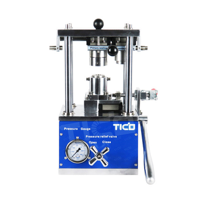 Manual Cylindrical Cell Lab Equipment Hydraulic Case Crimper
