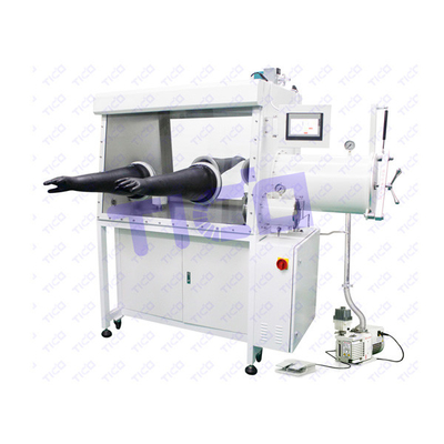 Lab Battery Fabrication Vacuum Glovebox  Two Sided 2 Work Station
