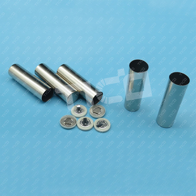 21700 Button Cell Battery Components Stainless Steel Cylindrical Cell Cases